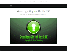 Tablet Screenshot of greenlightgripandelectric.com
